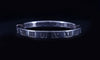 Tiffany Atlas Pierced Hinged Bracelet 18K White Gold Diamonds