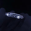 Tiffany Atlas Pierced Hinged Bracelet 18K White Gold Diamonds