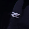 Antique 18K Yellow Gold Diamond Embrace Bypass USSR Ring
