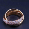 Tiffany & Co. Palomas Melody 18K Rose Gold Diamond Ring, Size 4