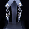 John Hardy Sterling Silver 18K Yellow Gold Long Drop Earrings