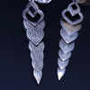 John Hardy Sterling Silver 18K Yellow Gold Long Drop Earrings