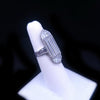 Medium Platinum Art Deco Baguette Lab Diamond Statement Ring