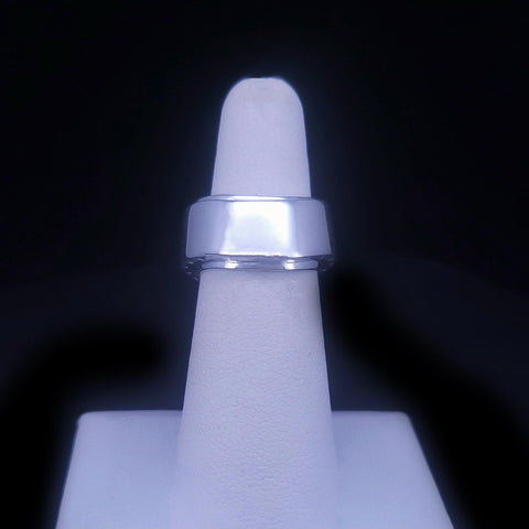 Mont Blanc  Sterling Silver 925 Rotating Ring, Size 5.5