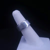 Mont Blanc  Sterling Silver 925 Rotating Ring, Size 5.5