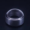 Mont Blanc  Sterling Silver 925 Rotating Ring, Size 5.5