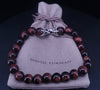 David Yurman Men's Spiritual Beads Bracelet with Tiger's Eye and Silver, 8mm,