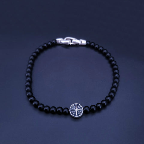 David Yurman Spiritual Beads Compass Bracelet in Black Onyx at Nordstrom