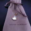 David Yurman Elements Heart Pendant 18K YG with Mother of Pearl and Diamonds