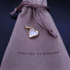 David Yurman Elements Heart Pendant 18K YG with Mother of Pearl and Diamonds