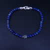 David Yurman Lapis Spiritual Bead Bracelet Silver Hamsa