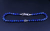 David Yurman Lapis Spiritual Bead Bracelet Silver Hamsa