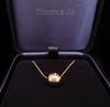 Tiffany & Co. 18 Karat Yellow Gold Etoile Diamond Platinum Ball Pendant Necklace