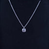Tiffany Diamond Pendant Solitaire with Diamond in Platinum 950