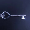 Tiffany & Co Gold Heart Key Necklace Diamond Pendant Charm Chain 16''
