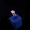 Cartier Ring Tortue Turtle Motif Rare Item 9P Diamond 750 Rose Gold