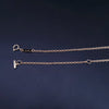 Tiffany Knot Pendant in Yellow Gold with Diamonds