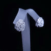 CHANEL BOUTON DE CAMELIA EARRINGS 18K White Gold, with Diamonds