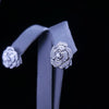 CHANEL BOUTON DE CAMELIA EARRINGS 18K White Gold, with Diamonds