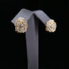 CHANEL Bouton De Camélia Diamond Earrings in 18K Yellow Gold