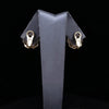 CHANEL Bouton De Camélia Diamond Earrings in 18K Yellow Gold