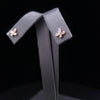 Tiffany & Co. Fleur-De-Lis Diamond 18k Yellow Gold Stud Earrings