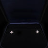 Tiffany & Co. Fleur-De-Lis Diamond 18k Yellow Gold Stud Earrings
