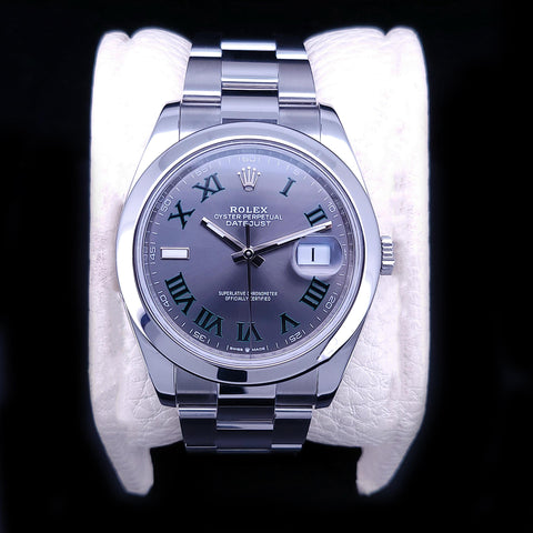 Rolex Oyster Steel  Perpetual Datejust 41mm Mint