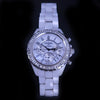 CHANEL J12 Chronograph Automatic Watch with White Ceramic Case & Bracelet