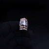 Art Deco Inspired 18K Gold Diamond Geometric Ring
