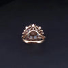 Opal & Ruby Cluster Ring
