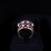 Vintage 14k Yellow Gold Ring with Sapphires & Pearls