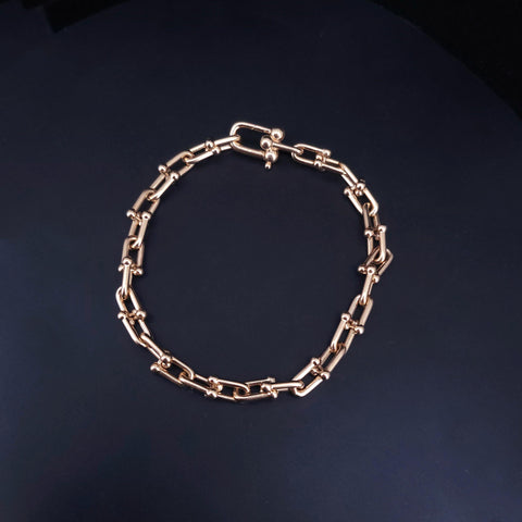 Tiffany & Co HardWear Small Link Bracelet in 18K Yellow Gold