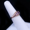 Vintage Russian Diamond Cocktail Ring in 14K Rose Gold
