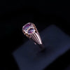 Vintage Russian Diamond Cocktail Ring in 14K Rose Gold