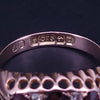 Vintage Russian Diamond Cocktail Ring in 14K Rose Gold