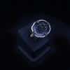 Judith Ripka Large Oasis Ring with White Diamond & Black Jade