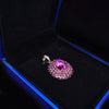 Custom Made Pink Spinel & Amethyst Pendant in  14K Yellow Gold