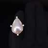 Custom-Made Vintade Mother-of-Pearl Ring in 14K Yellow Gold