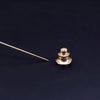 Custom-Made Antique Jade, Diamond & Sapphire Leopard Pin in 18K Yellow Gold