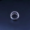 David Yurman Quatrefoil Ring in Sterling Silver with Diamonds. Size 7.5
