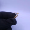 Roberto Coin 18K Yellow Gold Hoop Earrings with Single