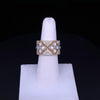 Roberto Coin 18K Gold Diamond & Mother-of-Pearl Wide Statement Ring
