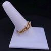 Tiffany & Co. 18K  Yellow Gold Buckle Ring with  Diamonds