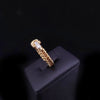 Tiffany & Co. 18K  Yellow Gold Buckle Ring with  Diamonds