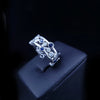 Tiffany & Co. Sapphire Diamond Platinum "Bubbles" Ring