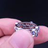 Tiffany & Co. Sapphire Diamond Platinum "Bubbles" Ring