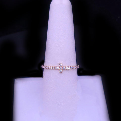 Tiffany & Co T Diamond Wire Band Ring in 18K Yellow Gold Size: 6.75