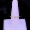 Tiffany & Co T Diamond Wire Band Ring in 18K Yellow Gold Size: 6.75