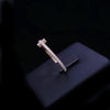 Tiffany & Co T Diamond Wire Band Ring in 18K Yellow Gold Size: 7.25